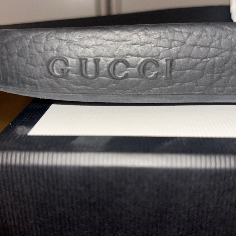 Gucci Black Slide Sandals - Picture 5 of 6